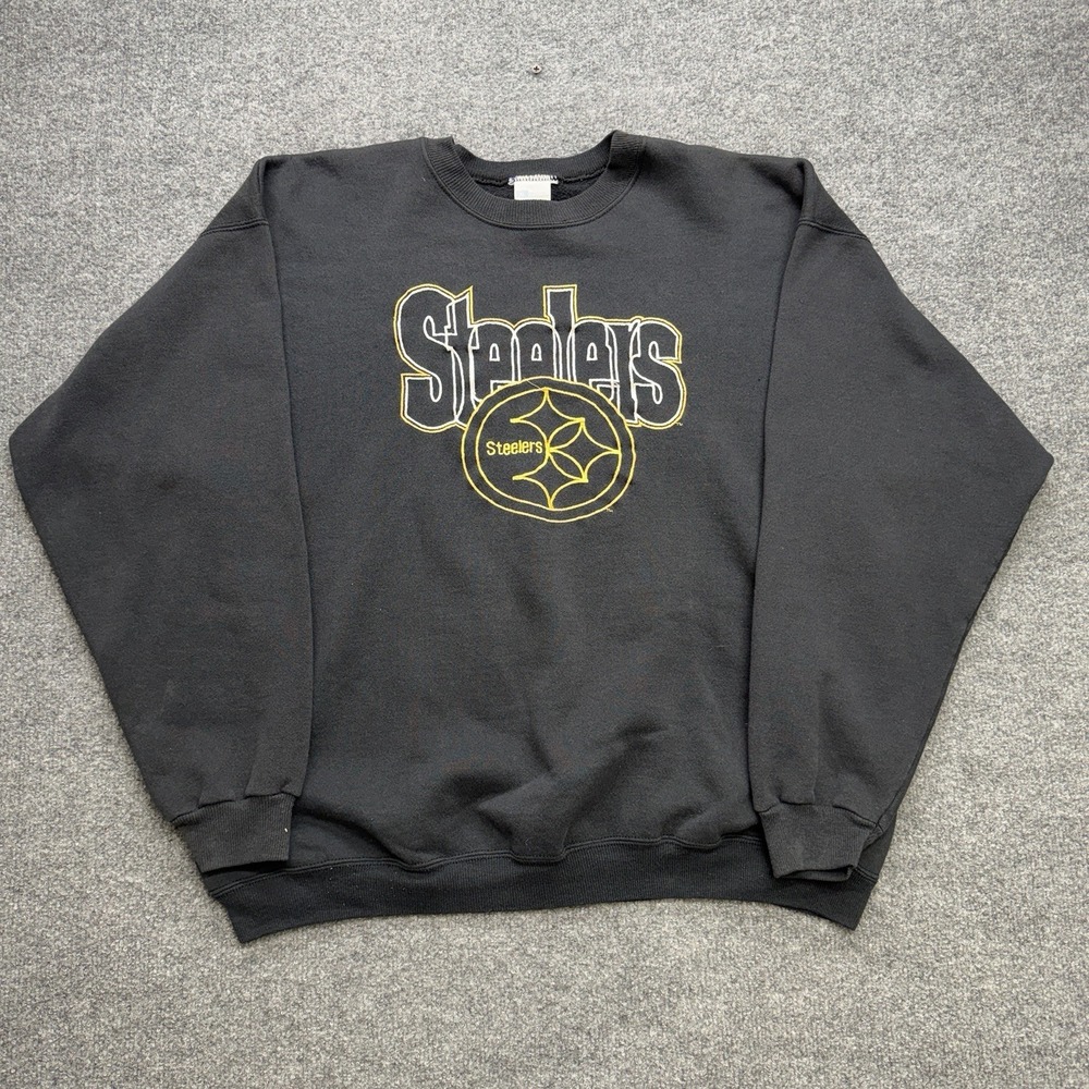 Vintage Pittsburgh Steelers Sweatshirt Size Men's XL 90s Football NFL‎